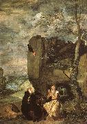 Diego Velazquez Saint Anthony Abbot Saint Paul the Hermit oil painting reproduction